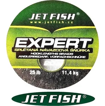 Jet Fish splétaná návazcová šňůrka Expert 20 m nosnost: 25 lb