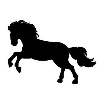 Samolepící dekorace SAMOLEPKA Kůň 098 levá běh (01 - černá) NA AUTO, NÁLEPKA, FÓLIE, POLEP, TUNING, VLASTNÍ TEXT, TISK, AUTOSAMOLEPKY.cz, POLEPY, OBRÁZEK, LOGO, SAMOLEPKY