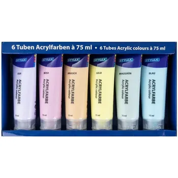 Vodová barva Stylex Laura 28629 akrylové barvy 75 ml 6 ks