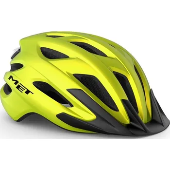 Cyklistická přilba MET CROSSOVER LIME ŽLUTÁ METALICKÁ 52-59 cm