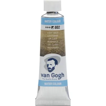Vodová barva Akvarelová barva Van Gogh Water 10 ml - tuba 802-Svetlo zlatá
