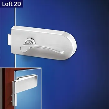 Dveřní kování ACT SERVIS ACT - Jana Loft OV 2D Provedení: BEZ OTVORU, Povrch: ONS - nikl matný