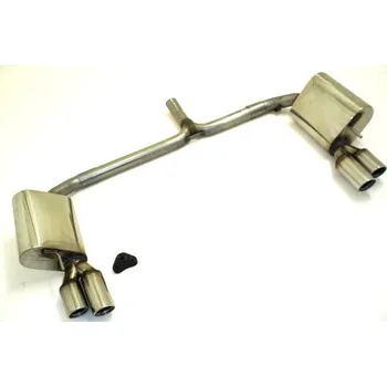 Tlumič výfuku Duplex sportovní tlumič výfuku Jaguar XF - s certifikátem ECE (970204D-X)