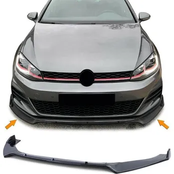 Tuning Přední lip spoiler černý pro . VW Golf 7 GTI Sedan 12-21