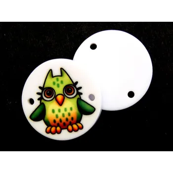 Knoflík GU508, Knoflík plastový, Sova, 36" / 1ks