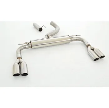 Tlumič výfuku 76mm sportovní tlumič výfuku- Duplex Audi A3 8V Cabrio Quattro - s certifikátem ECE (971059TD-X3-X)