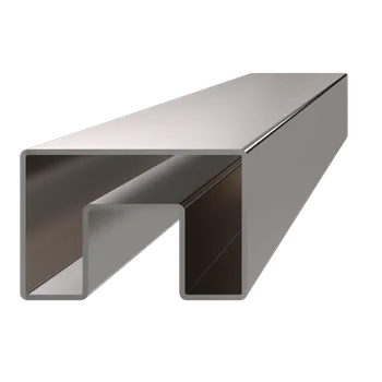 Zábradlí KOVIAN, s.r.o. Madlo 60 x 40 mm, L = 2000 mm, sklo 8 - 17,5 mm, AISI 304