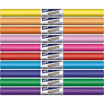 Krepový papír UNIPAP krepový papír role 50x200cm mix barev 10ks duhový 5811341 173894