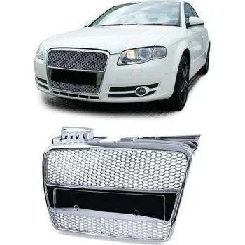 Tuning Maska chladiče chrom pro pro . Audi A4 B7 04-07 Cabrio 06-09