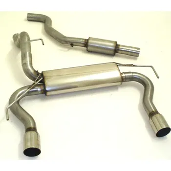 Výfuk pro motocykl 70mm Duplex Výfuk (nerez) - s certifikátem ECE (881137TND-X)