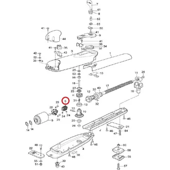 NICE PMD1095R02.4610 slimák prevodovky pre Wingo 24V