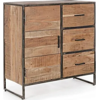 Komoda BIZZOTTO dřevěná komoda ELMER 90x90 cm 0746312