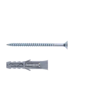 Hmoždinka Klimas Hmoždinka univerzálna 12x60 so skrutkou 6.0x60 so zápustnou hlavou PZ3