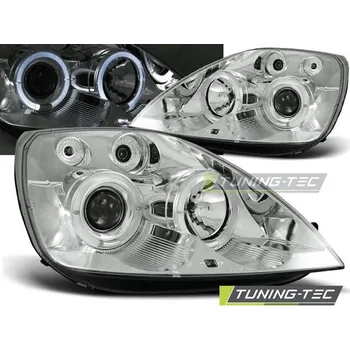 Přední světlomet PŘEDNÍ SVĚTLA FORD FIESTA MK6 05.02-08.05 ANGEL EYES CHROM