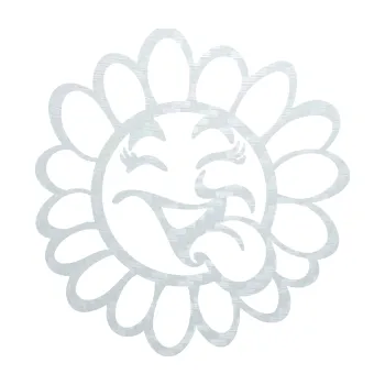 Samolepící dekorace Květina dekor 034 pravá vysmátá kopretina (51 - 3D karbon bílý) SAMOLEPKA NA AUTO, NÁLEPKA, FÓLIE, POLEP, TUNING, VLASTNÍ TEXT, TISK, AUTOSAMOLEPKY.cz, POLEPY, OBRÁZEK, LOGO, 3D STICKERS