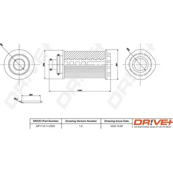 Olejový filtr Olejový filtr Dr!ve+ DP1110.11.0229
