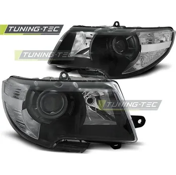 Přední světlomet PŘEDNÍ SVĚTLA ČERNÁ pro SKODA SUPERB 08-12