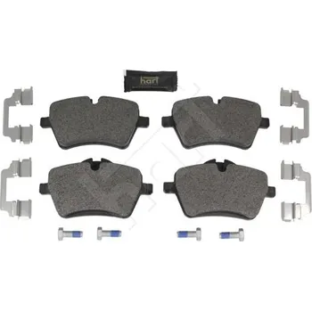 Brzdová destička Sada brzdových destiček, kotoučová brzda HART 261 757