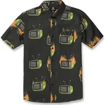 Košile Volcom Justin Hager Woven SS black M 2023 - Odesíláme do 24 hodin