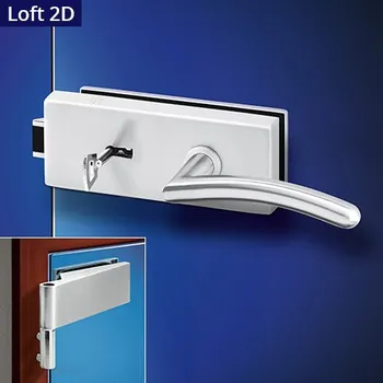 Dveřní kování ACT SERVIS ACT - Heda Loft HR 2D Provedení: BB (pokojový klíč), Povrch: IN - nerez