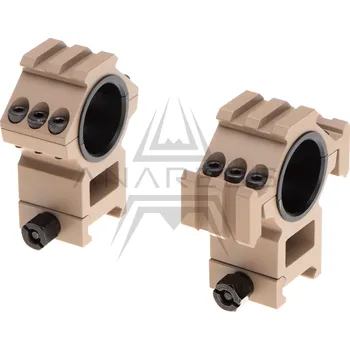 Aim-O Montážní kroužky 25mm / 30mm (1x 3RIS) - pískové