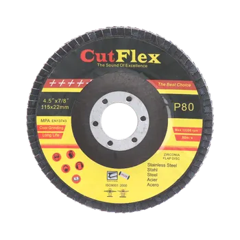 Brusný kotouč CutFlex brúsny kotúč lamelový na oceľ a nerez, 115x22,2 zrno 80