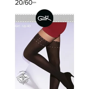 Dámské punčochy Gatta punč. Girl-UP 43 20/60DEN - černá, L