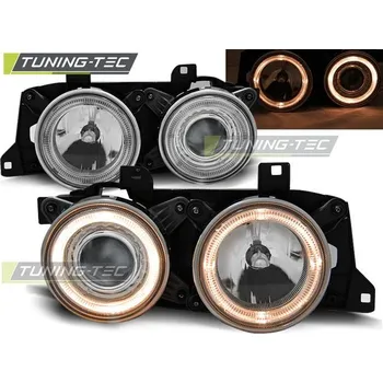 Přední světlomet PŘEDNÍ SVĚTLA ANGEL EYES CHROM pro BMW E32/E34