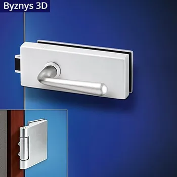 Dveřní kování ACT SERVIS ACT - Charlie Byznys HR 3D Provedení: BEZ OTVORU, Povrch: ONS - nikl matný