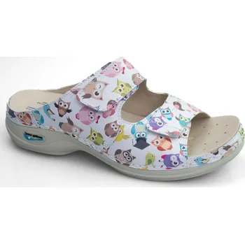 Dámské pantofle Nursing Care VIENA WG8F57 dámská pantofle pratelná sovičky Velikost: 40