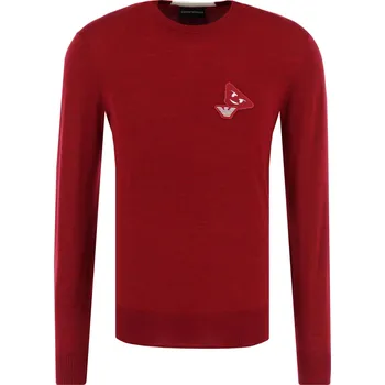Pánský svetr Emporio Armani Svetr | Barva:vínový | Velikost:XXL