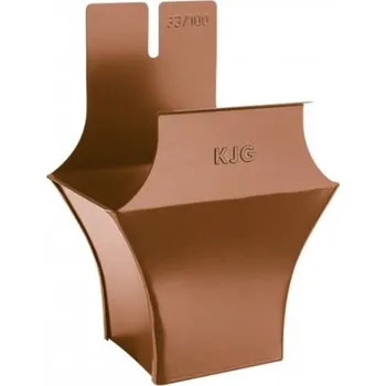 okap Kotlík pozinkovaný hranatý měděno hnědý 330/100 mm