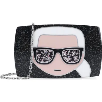 Karl Lagerfeld Crossbody kabelka Ikonik Karl Minaudiere | Barva:černý | Velikost:OS