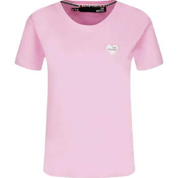 Dámská halenka Love Moschino Tričko | Barva:pudrově růžový | Velikost:40