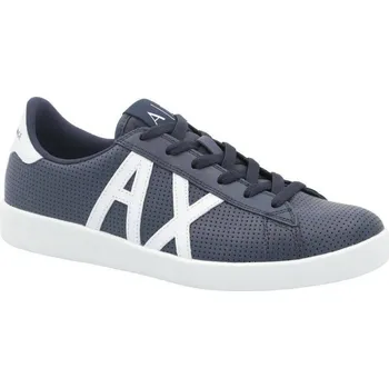 Pánská obuv Armani Exchange Tenisky s přídavkem kůže | Barva:tmavě modrá | Velikost:43