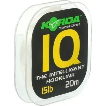 Rybářský vlasec Korda Fluorocarbon IQ The Intelligent Hooklink 20 m Průměr: 15lb