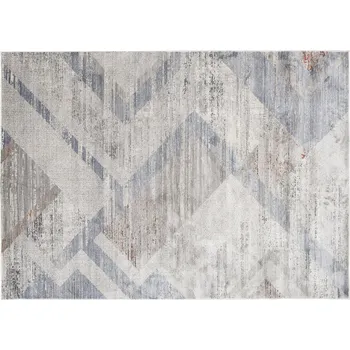 Koberec Moderní koberec Feyruz - obrazce 2 - šedý Rozměr koberce: 80x150 cm