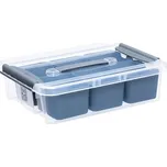 Plast Team Úložný box s přihrádkami a víkem 8 L