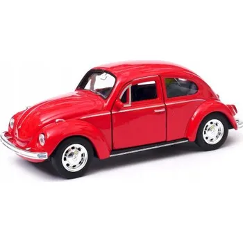 autíčko Welly Volkswagen Beetle Hard Top, Červený 1:34-39