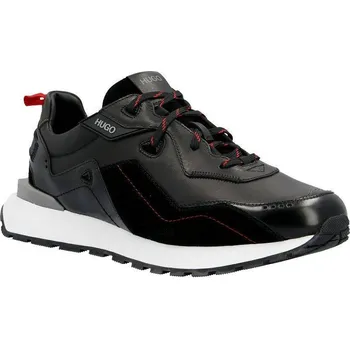 Pánské tenisky HUGO Kůžoné tenisky Cubite_Runn_nabo | Barva:černý | Velikost:40