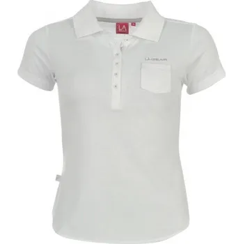 LA Gear polo tričko dámské Barva: Bílá, Velikost: 2XL