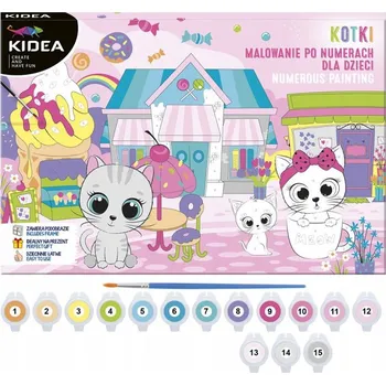 Malování podle čísel Kočky, 20x30cm