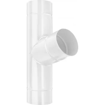 okap Odbočka svodu pozinkovaná šedo bílá 100/ 80 mm