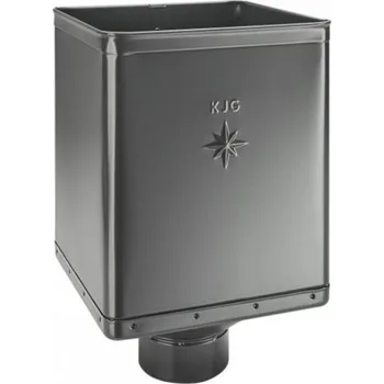 okap Kotlík pozinkovaný sběrný DESIGN antracit 120 mm excentrický