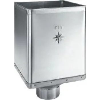 Střecha Kotlík titanzinkový sběrný DESIGN 100 mm