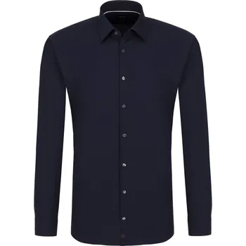 Pánská košile Strellson Košile Silas | Barva:tmavě modrá | Velikost:45