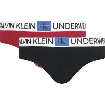 Dámské oblečení Calvin Klein Underwear Kalhotky 2-pack | Barva:vínový | Velikost:140/152