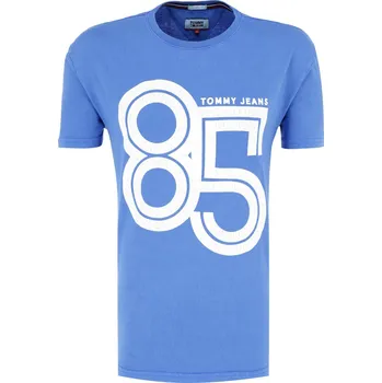 Pánské tričko Tommy Jeans Tričko TJM RETRO 85 | Barva:modrý | Velikost:L