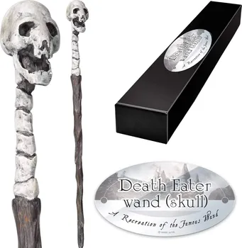 Karnevalový doplněk Noble Collection Harry Potter Hůlka smrtijeda s lebkou