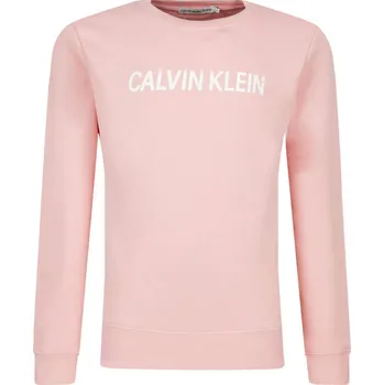 Pánská mikina CALVIN KLEIN JEANS Mikina TERRY | Barva:pudrově růžový | Velikost:116
